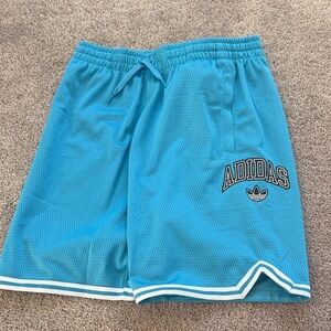 Adidas Turquoise Mesh Shorts